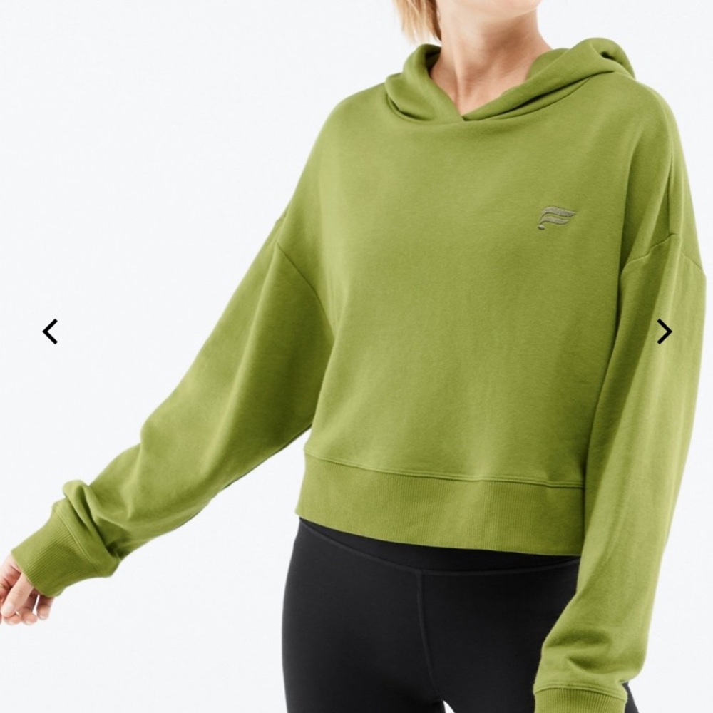 NWT Fabletics Cindy Hoodie Olive Green Size Large